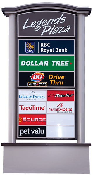 77 Signs-Home-Legends-Plaza-Pylon